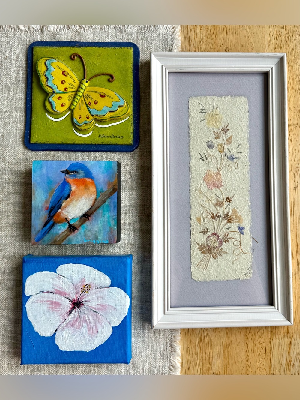 Assorted Home Wall Art Set in Blue, Green, Yellow nursery kids room